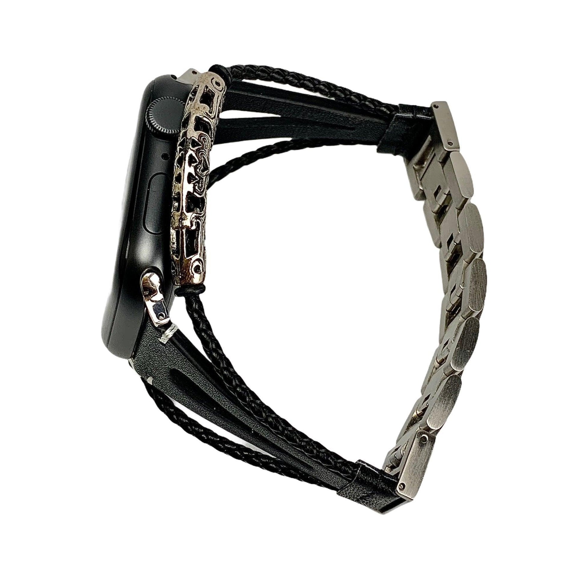 Erato Handmade Leather Band For Apple Watch (2 Colours) - Burnana Concept