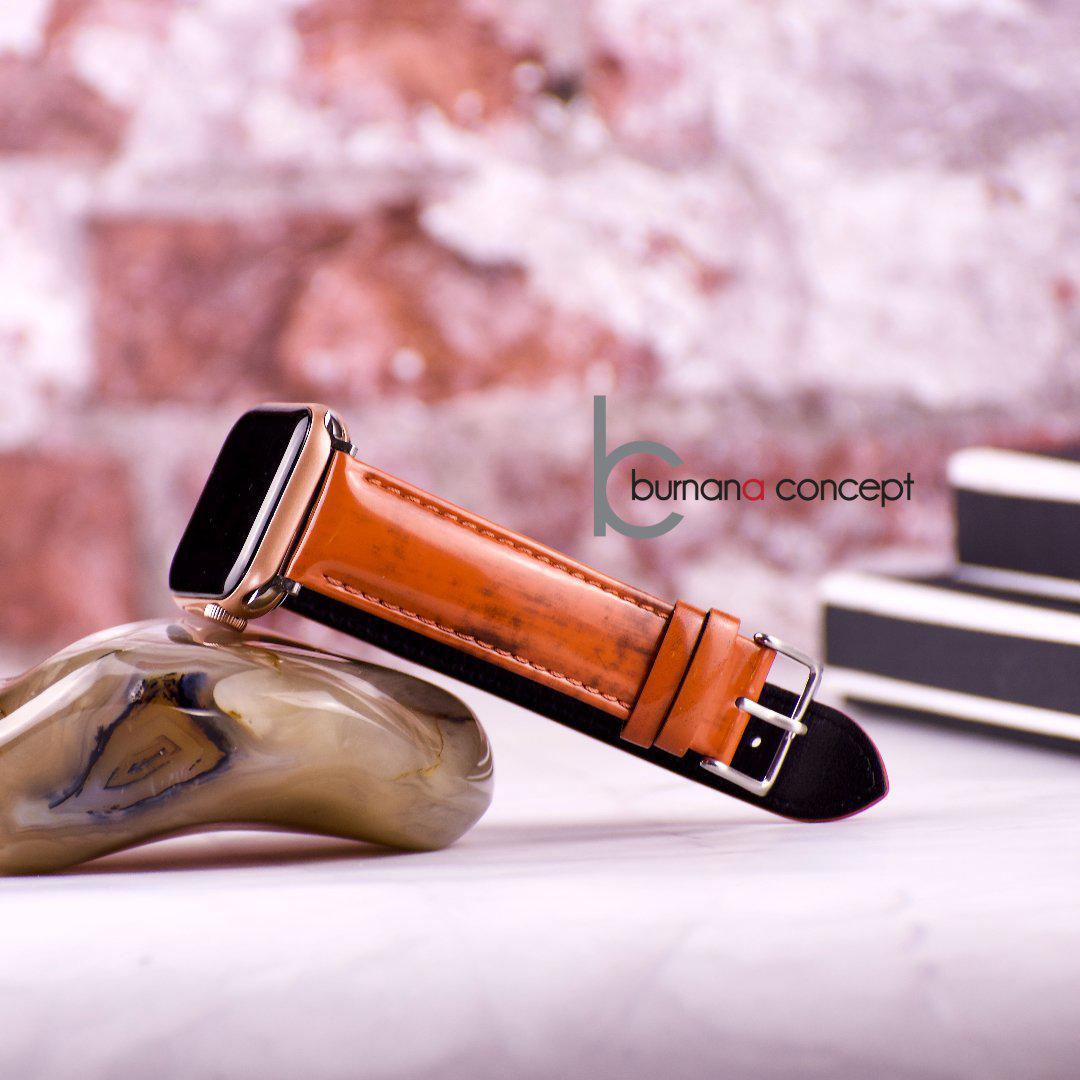 Gennadios Premium Leather Band For Apple Watch Series (4 Colours) - Burnana Concept
