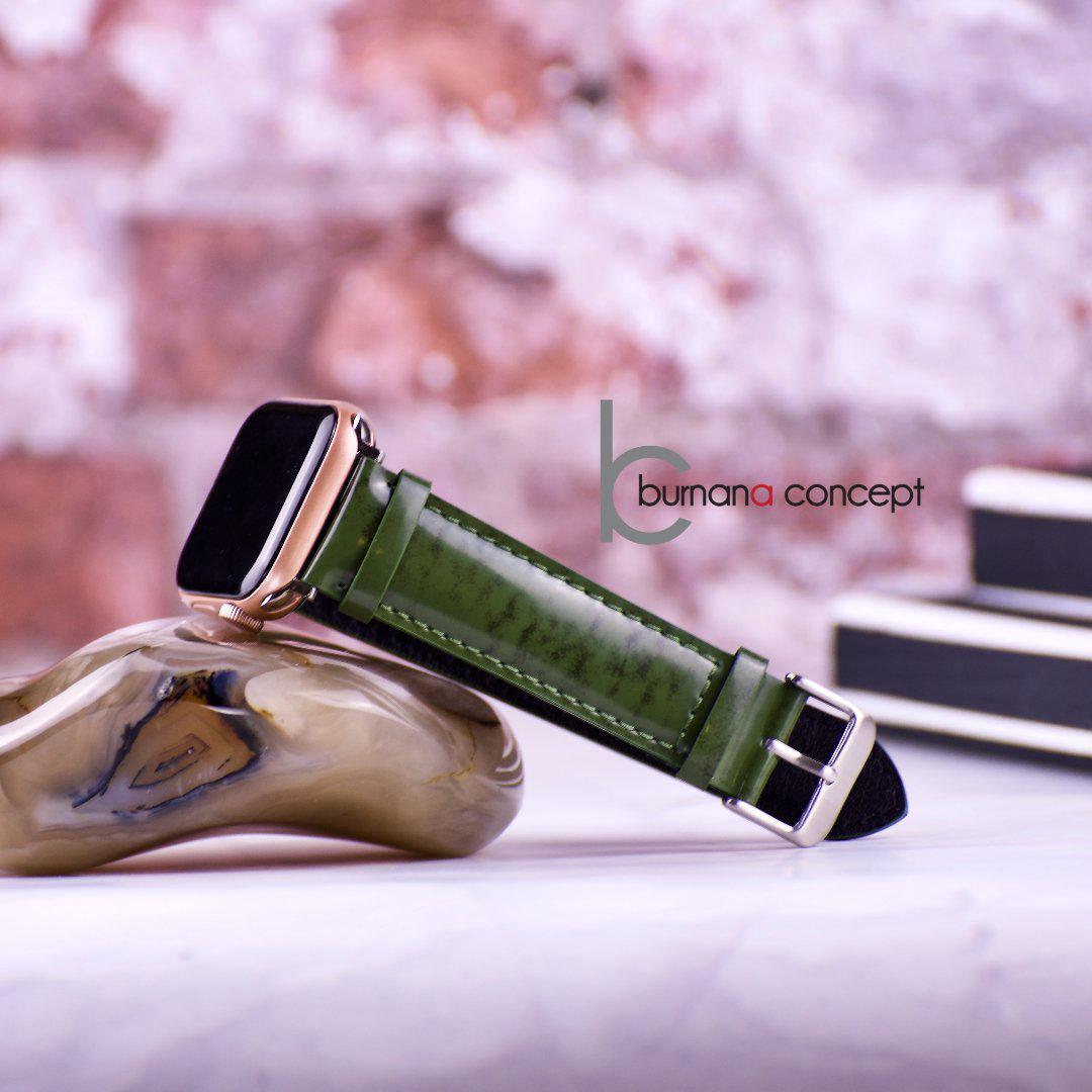 Gennadios Premium Leather Band For Apple Watch Series (4 Colours) - Burnana Concept