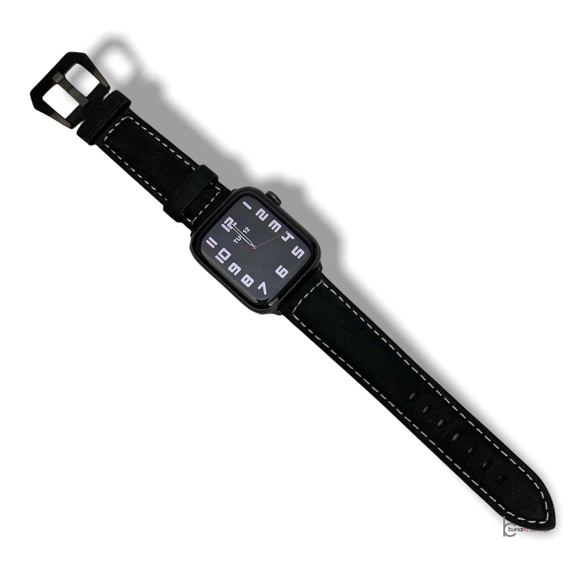 AKIRA Handmade Leather Band For Apple Watch Series - Burnana Concept 