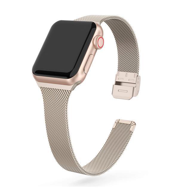 Zeno Milanese strap For Apple Watch Series 1-7 (4 Colours) - Burnana Concept 