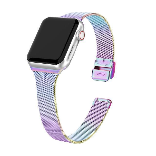 Zeno Milanese strap For Apple Watch Series 1-7 (4 Colours) - Burnana Concept 