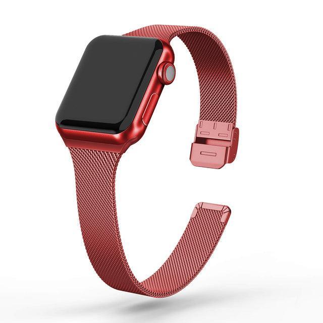 Zeno Milanese strap For Apple Watch Series 1-7 (4 Colours) - Burnana Concept 